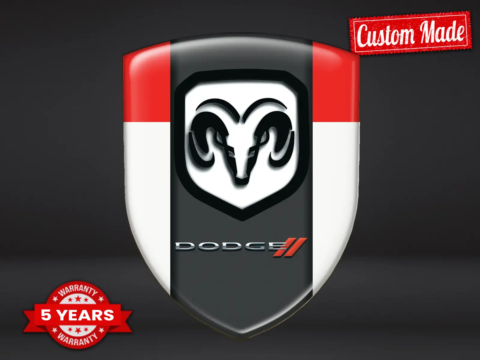 Dodge Emblème Auto Performance Max Stylé Pro Résistant